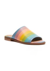 Kelsi Dagger Brooklyn Ruthie Slide Sandal in Rainbow Multi Leather at Nordstrom