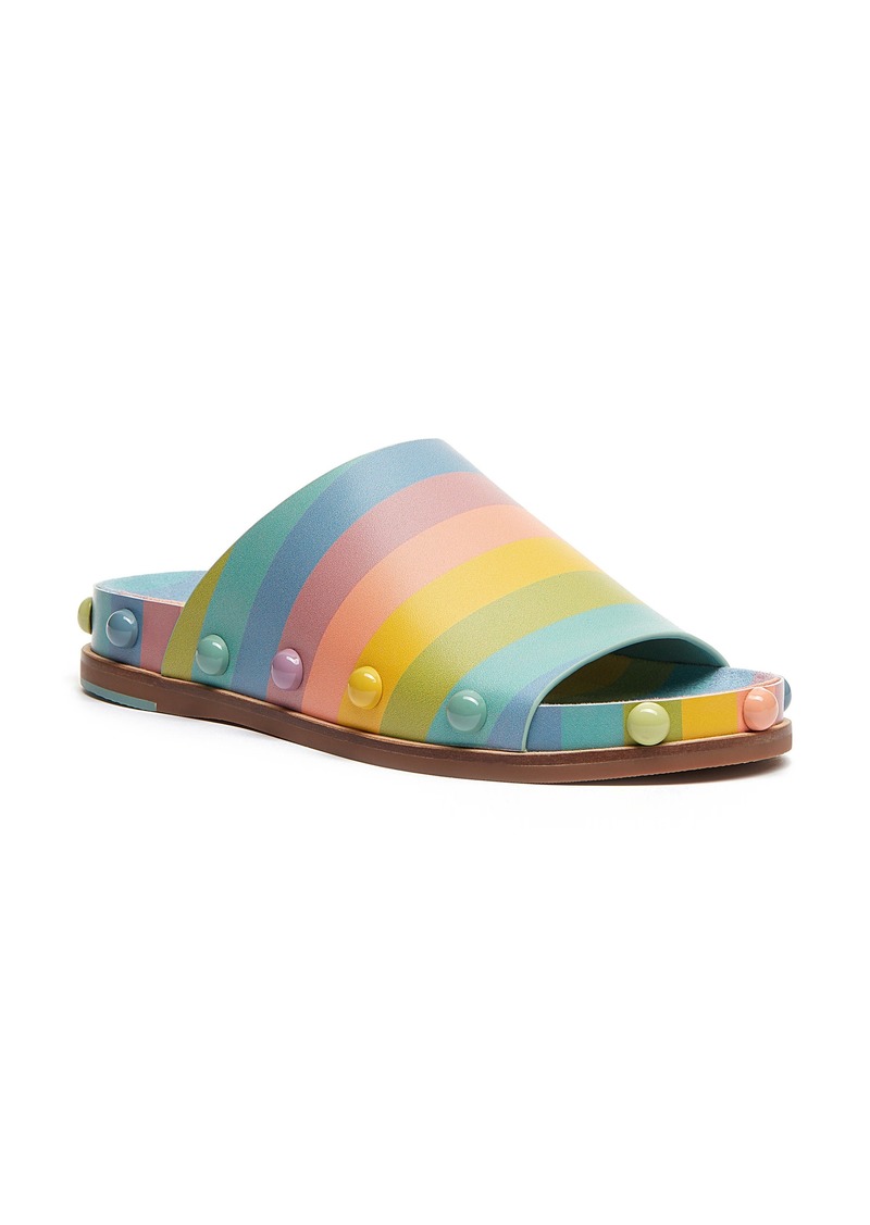 Kelsi Dagger Kelsi Dagger Brooklyn Squish Slide Sandal in Rainbow Multi ...