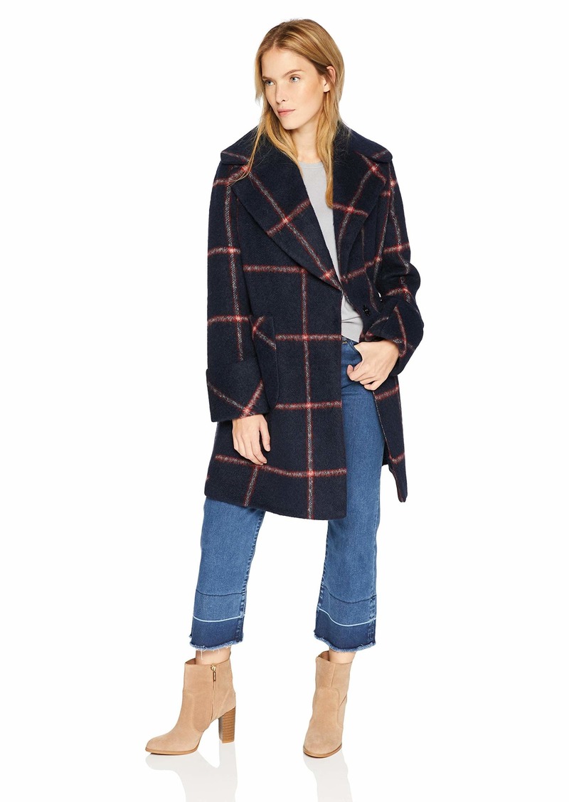 women's plaid coat with hood