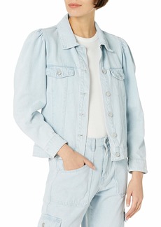 KENDALL + KYLIE Women's Puff Sleeve Denim Jacket - Amazon Exclusive