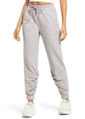 KENDALL + KYLIE Twisted Hem Joggers in Tropic/Gray at Nordstrom