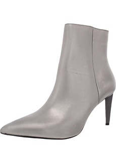 Kendall + Kylie Zoe Womens Faux Leather Pointed Toe Ankle Boots