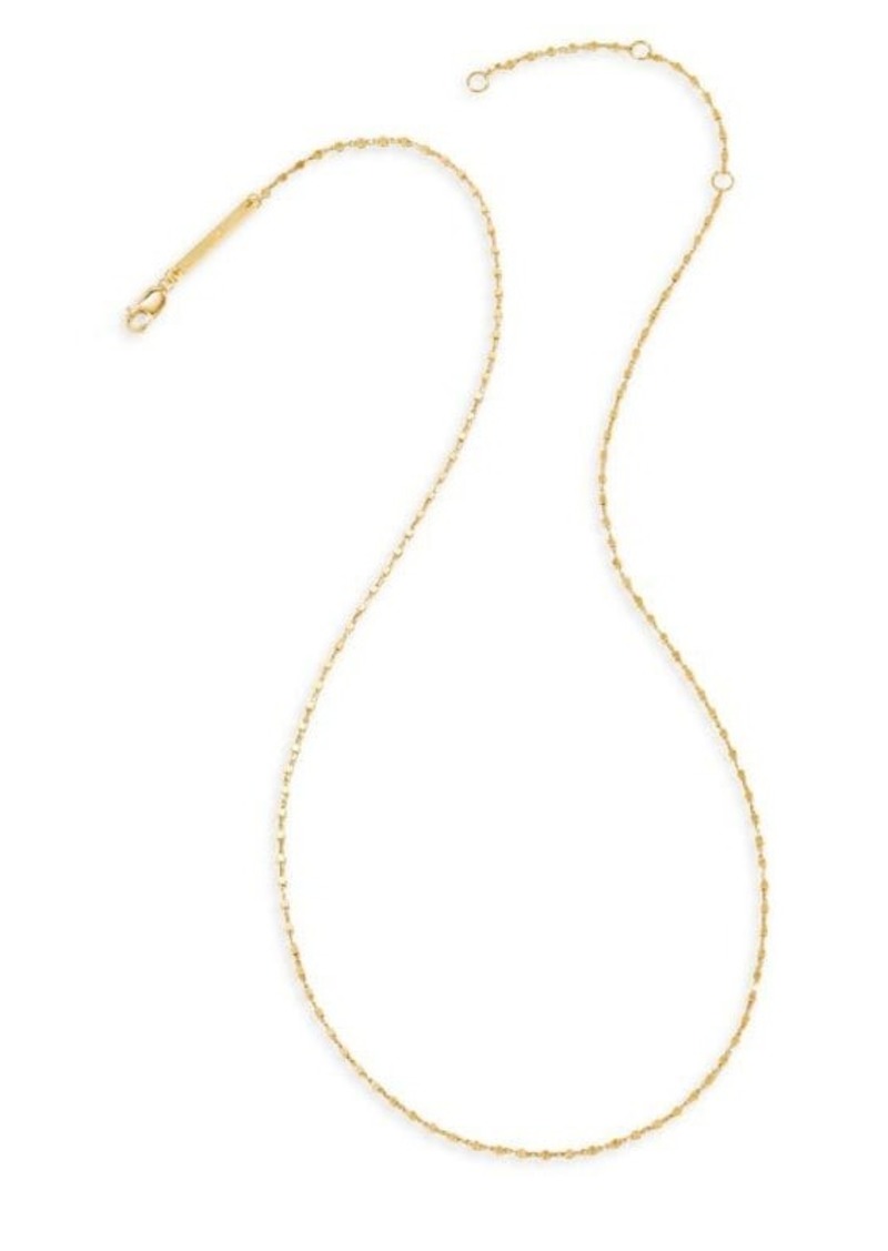 Kendra Scott 18K Yellow Gold Vermeil 18" Satellite Chain Necklace
