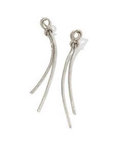 Kendra Scott Annie Linear Earrings In Silver