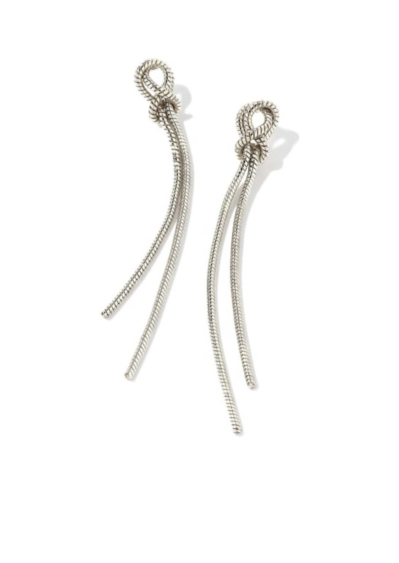 Kendra Scott Annie Linear Earrings In Silver