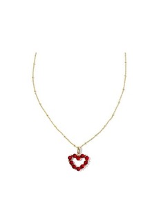 Kendra Scott Ashton Heart Short Pendant Necklace