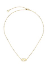 Kendra Scott Elisa 14K-Gold-Plated & Mosaic Glass Pendant Necklace