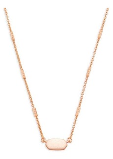 Kendra Scott Fern 14K Rose Goldplated Pendant Necklace