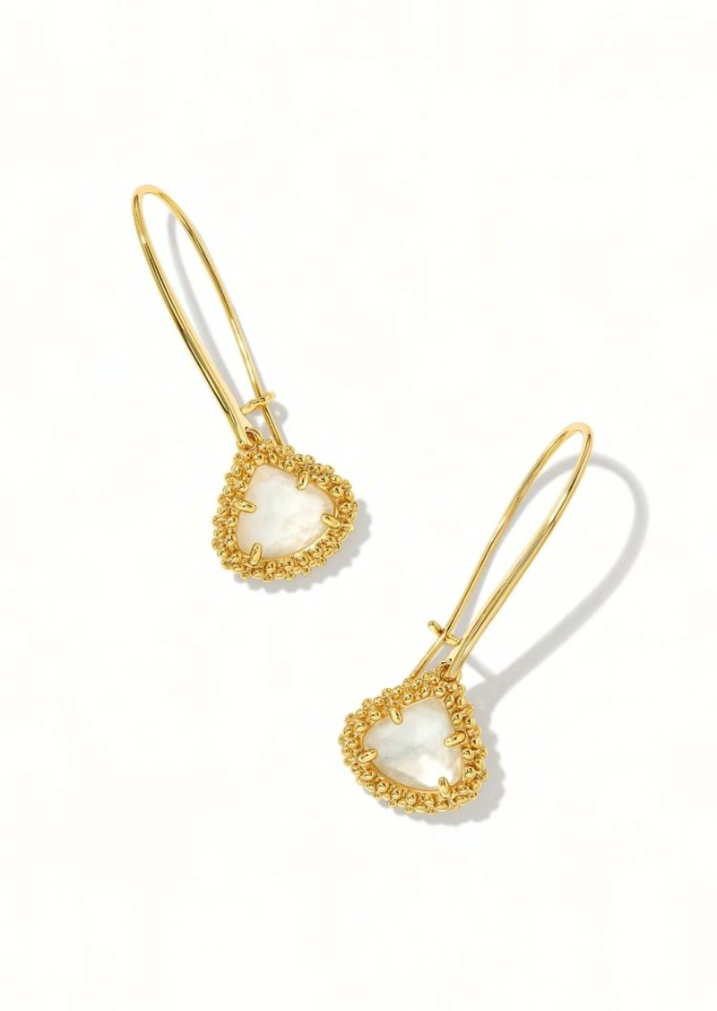 Kendra Scott Framed Kendall Wire Drop Earrings In Gold