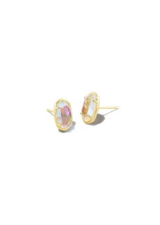 Kendra Scott Grayson Stud Earrings In Dichroic Glass