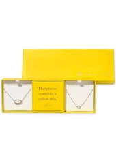 Kendra Scott 2-Pc. Set Mother of Pearl & Pave Large & Small Mini Elisa Pendant Necklaces - Gold/Ivory Mother Of Pearl