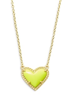 Kendra Scott Ari Heart Short Pendant Necklace, 15