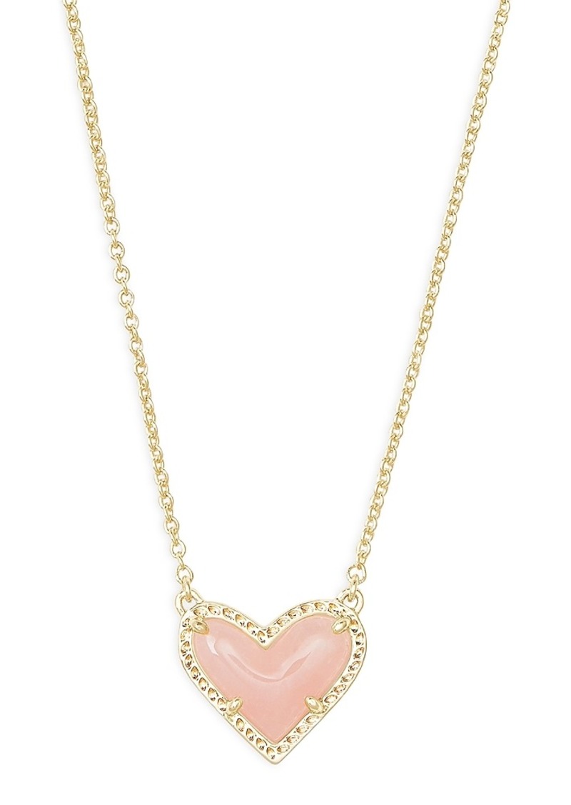 Kendra Scott Ari Heart Short Pendant Necklace, 15