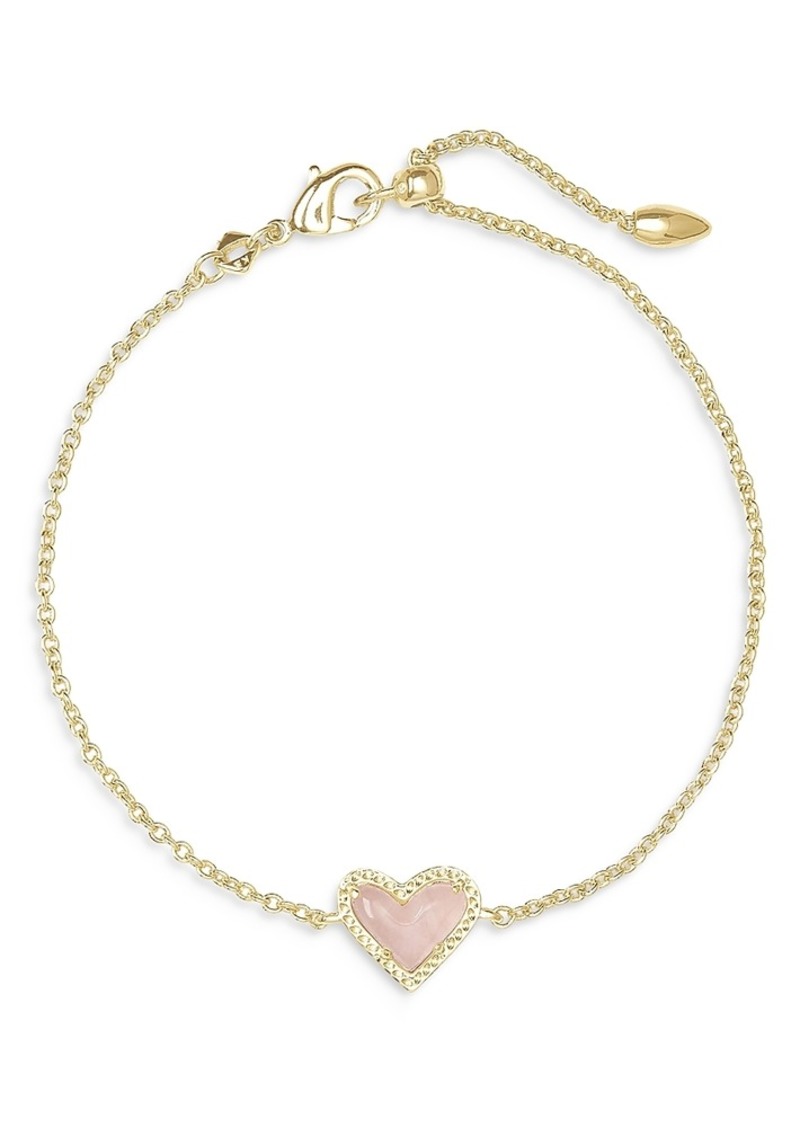 Kendra Scott Ari Quartz Heart Chain Bracelet