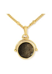 Kendra Scott Dira Reversible 14K Plated Obsidian Pendant Necklace