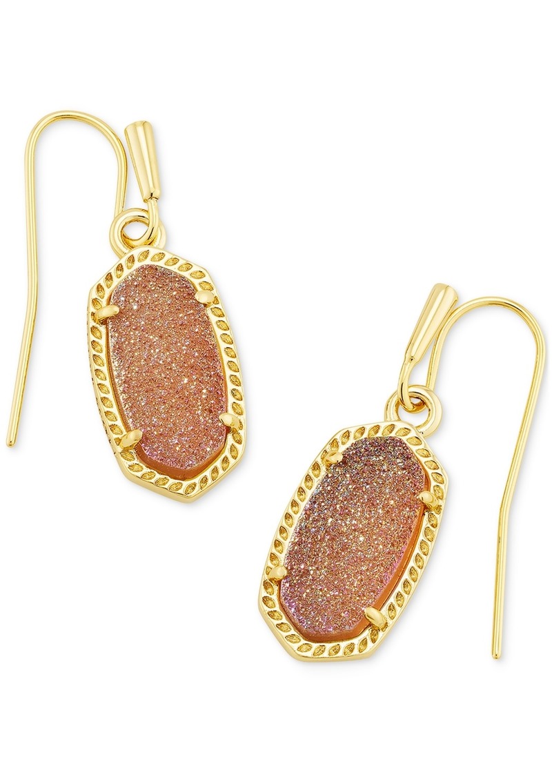 Kendra Scott Drusy Stone Drop Earrings - Spice Drusy