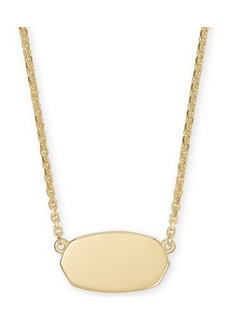Kendra Scott Elisa 18K Gold Vermeil Short Pendant Necklace at Nordstrom