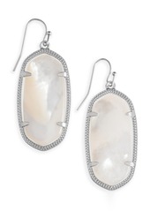 Kendra Scott 14K Gold Plated Elle Drop Earrings - Ivory Mother of Pearl