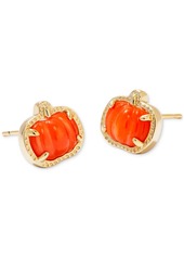 Kendra Scott Gold-Tone Pumpkin Stud Earrings - Gold Golde