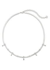 Kendra Scott Gracie Crystal Station Snake Chain Necklace