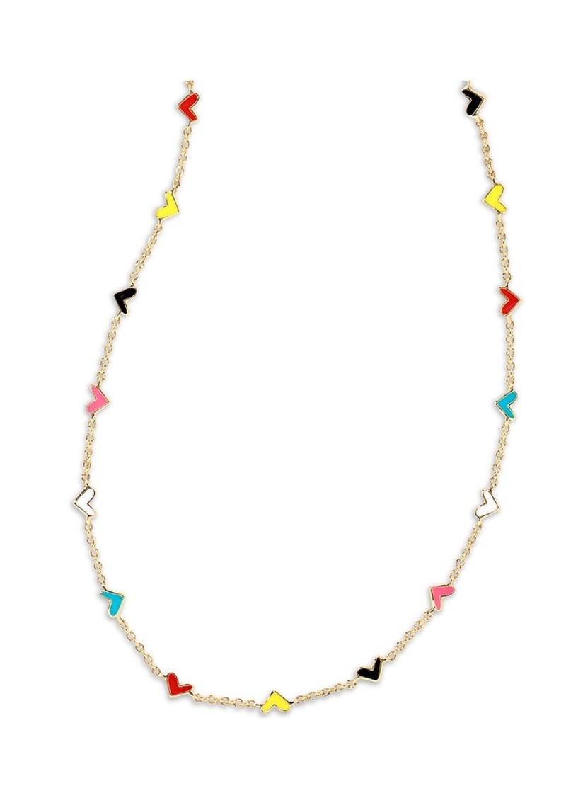 Kendra Scott Haven Heart Strand Necklace, 16