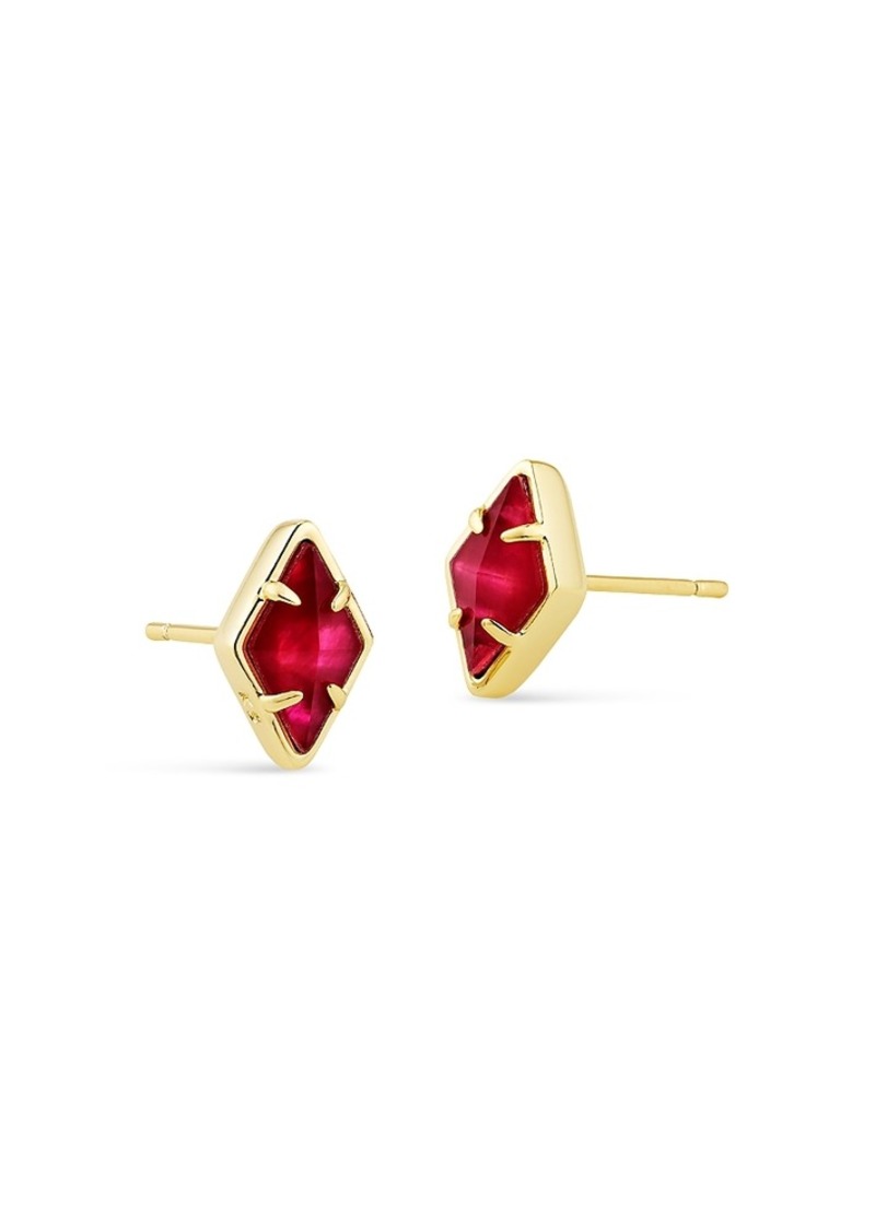 Kendra Scott Kinsley Mother of Pearl Geometric Stud Earrings