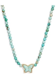 Kendra Scott Lillia Beaded Necklace in Sea Green at Nordstrom
