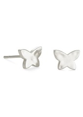 Kendra Scott Lillia Butterfly Stud Earrings in Silver at Nordstrom