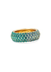 Kendra Scott Mikki Ombre Pave Band Ring in 14K Gold Plated