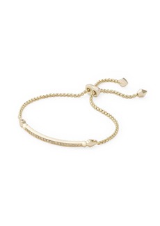 Kendra Scott Ott Adjustable Chain Bracelet In Gold