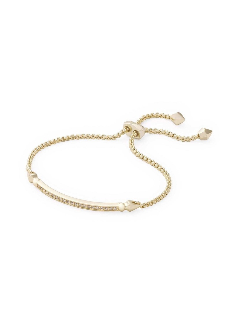 Kendra Scott Ott Adjustable Chain Bracelet In Gold