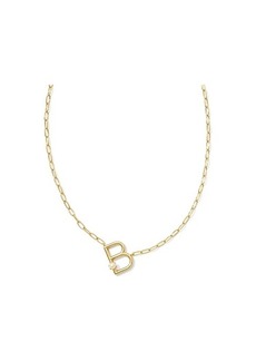 Kendra Scott Pearl Letter B Short Pendant Necklace