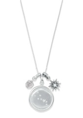 Kendra Scott Rhodium Plated Taurus Charm Necklace