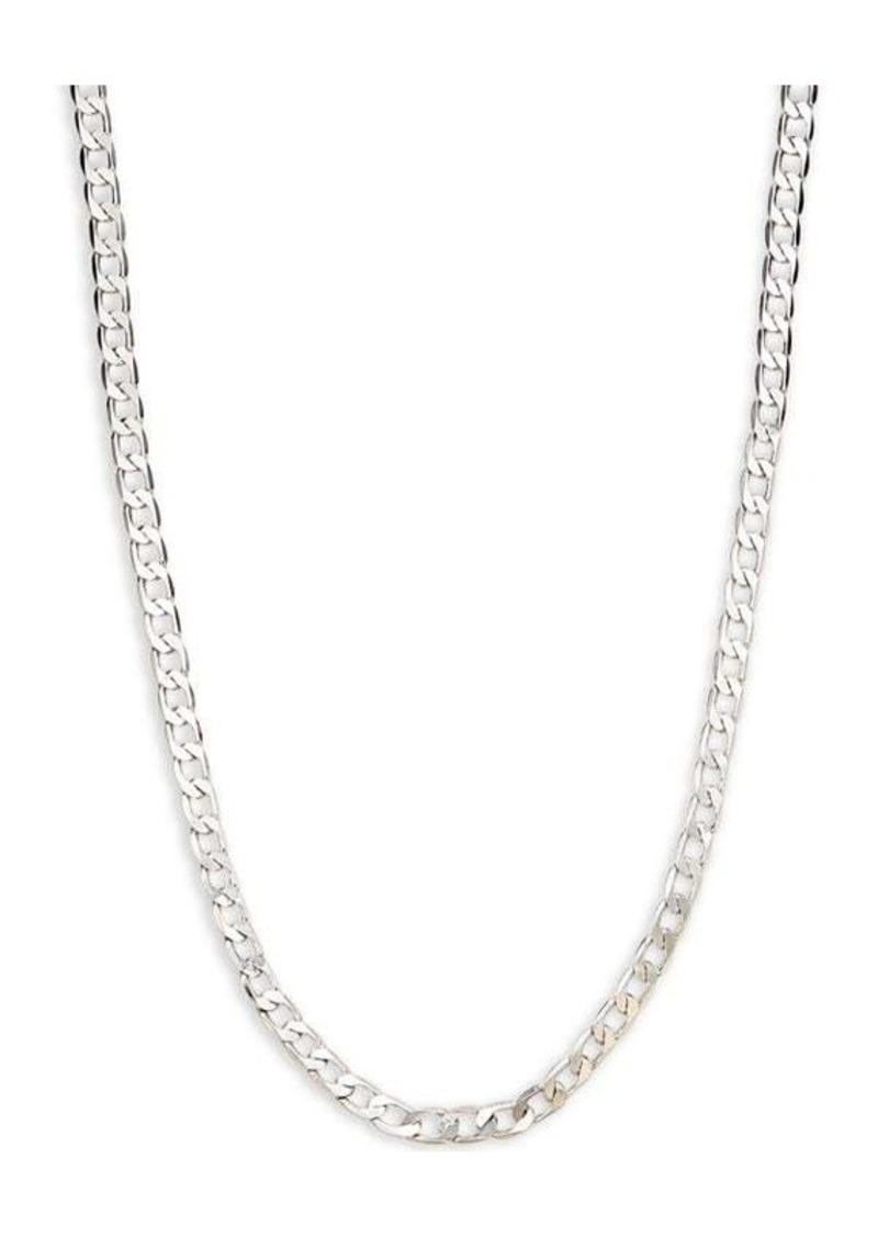 Kendra Scott Ronnie Rhodium Plated Link Chain Necklace