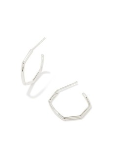 Kendra Scott Small Davie Thin Hexagon Hoop Earrings