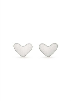 Kendra Scott Women's Ari Heart Stud Earrings In Sterling Silver