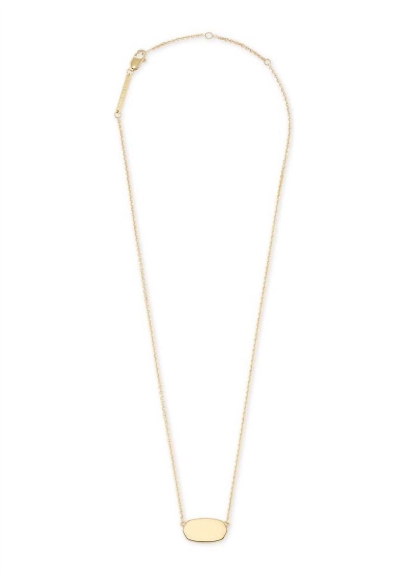 Kendra Scott Women's Elisa Metal Necklace In Gold