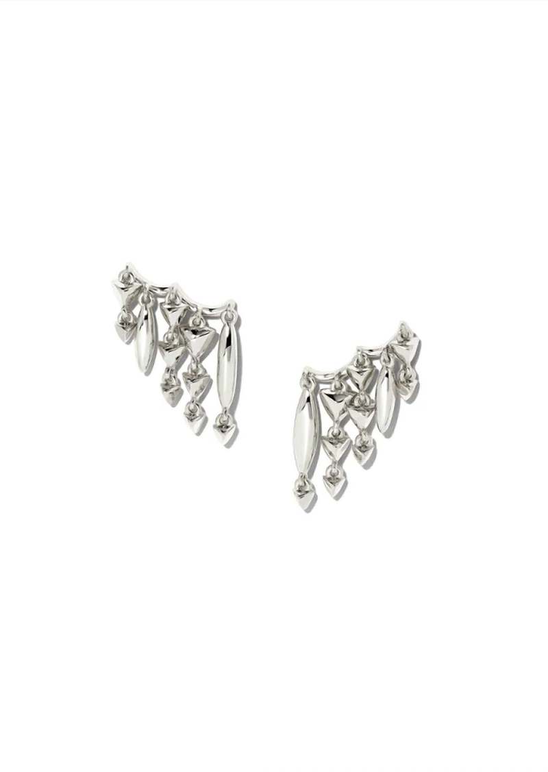 Kendra Scott Women's Quinn Ear Climber Earrings In Silver