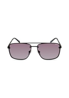 Kenneth Cole 61MM Square Aviator Sunglasses