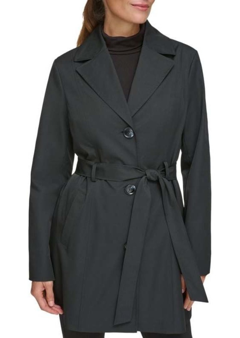 Kenneth Cole Belted Trench Coat