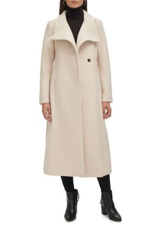 Kenneth Cole Belted Wool Blend Wrap Coat
