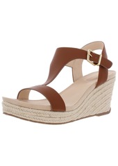 Kenneth Cole Card Womens Open Toe T-Strap Espadrilles