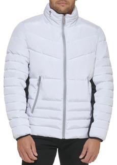 Kenneth Cole Channel Quilted Puffer Jacket