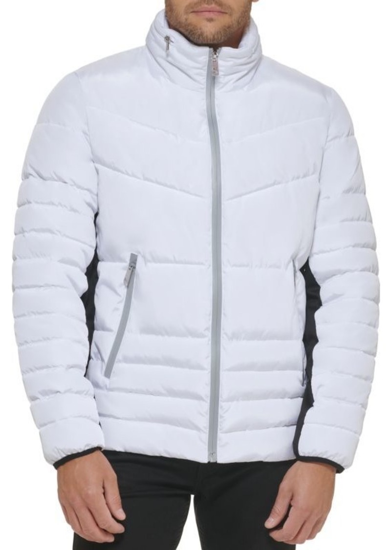 Kenneth Cole Channel Quilted Puffer Jacket