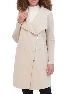 Kenneth Cole Double Face Wool Blend Coat