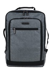 Kenneth Cole Heathered Dual Compartment Slim Checkpoint-Friendly 17" Computer Business Backpack