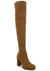 Kenneth Cole Josie Womens Faux Suede Block Heel Over-The-Knee Boots