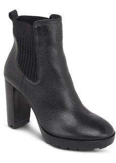 Kenneth Cole Junne Womens Leather Booties Ankle Boots