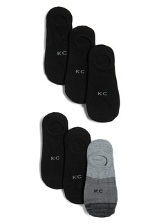Kenneth Cole 6-Pack No-Show Socks in Black at Nordstrom Rack