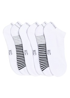 Kenneth Cole 6-Pack No-Show Socks in White at Nordstrom Rack
